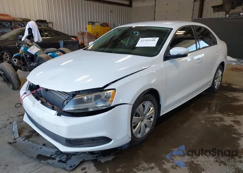 2014 Volkswagen Jetta 1.8T Se из США, поврежденный, VIN 3VWD17AJ8EM444971